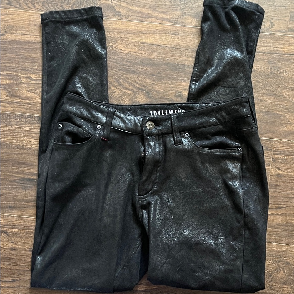 Idyllwind Black Coated Skinny Jeans